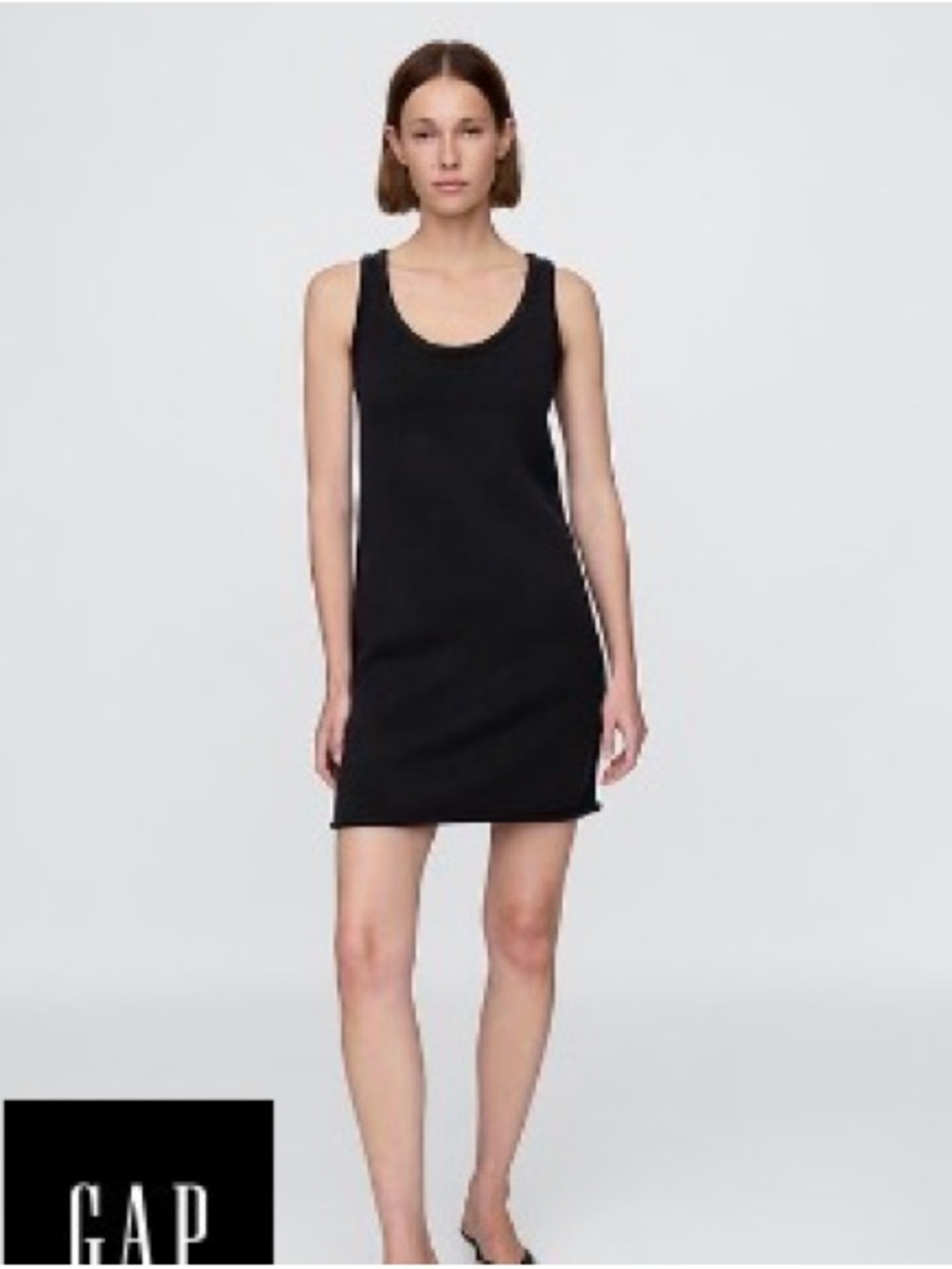 GAP Black Mini Sweater Dress